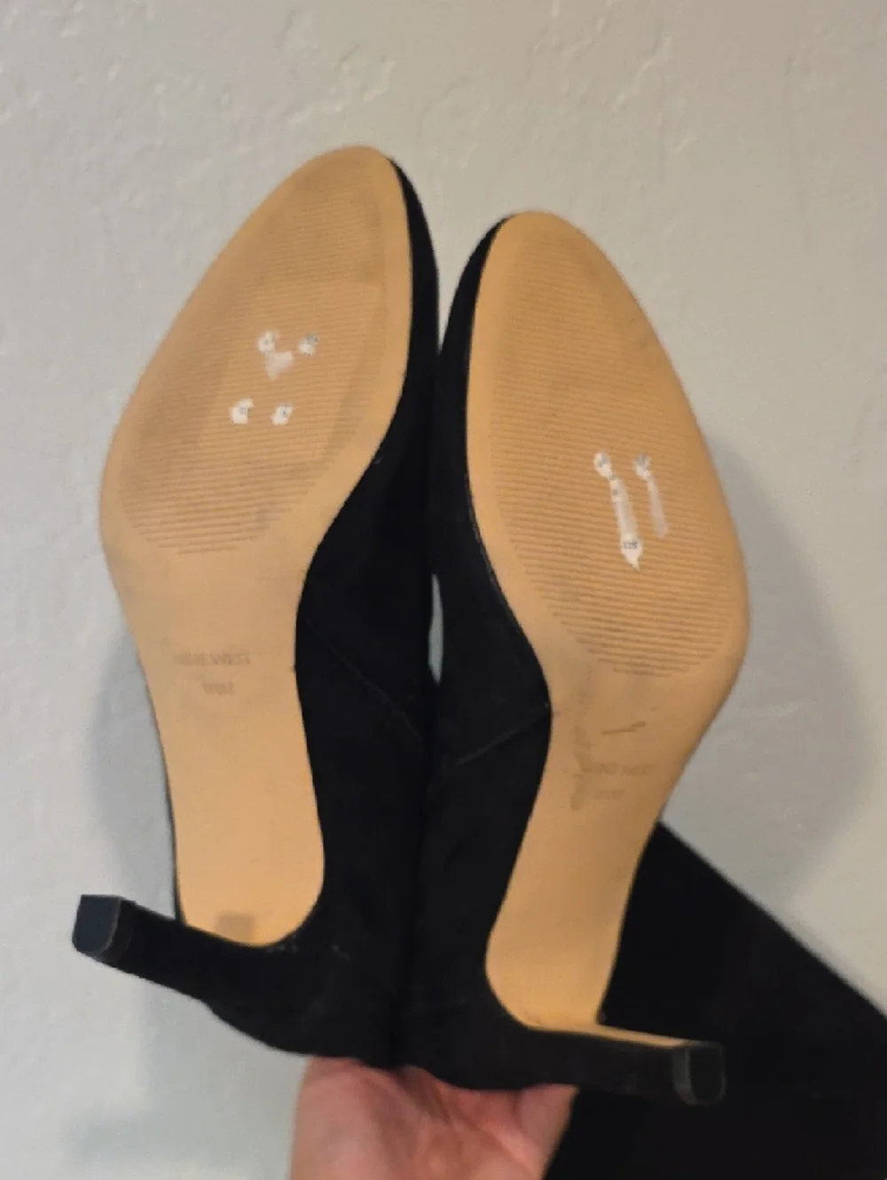 New* Black Suede Knee-High Women's Boots - Picture 5 of 5